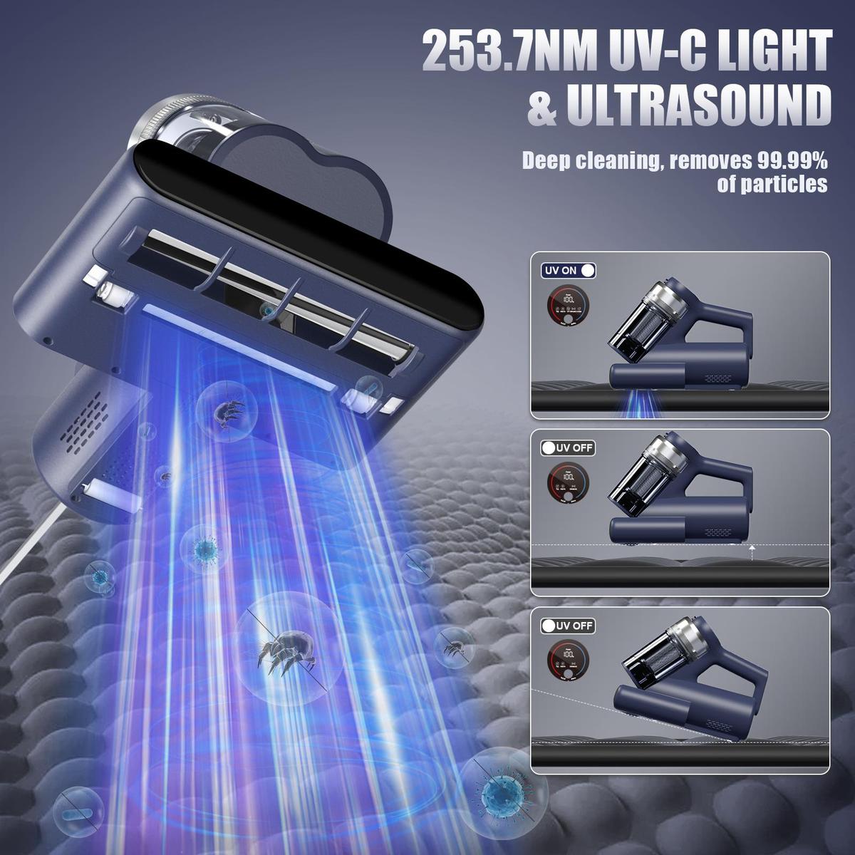 Teant Mattress Vacuum Cleaner for Dust Mites Removal